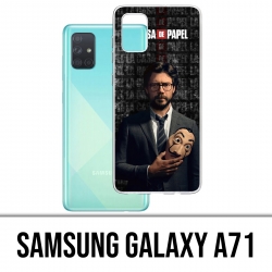 Coque Samsung Galaxy A71 - La Casa De Papel - Professeur Masque