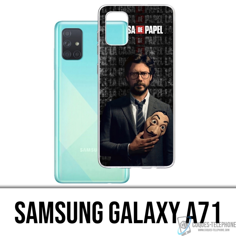 Coque Samsung Galaxy A71 - La Casa De Papel - Professeur Masque