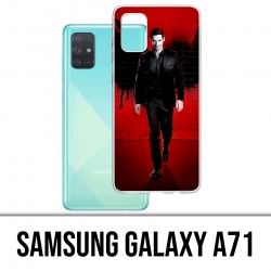 Coque Samsung Galaxy A71 - Lucifer Ailes Mur