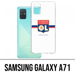 Coque Samsung Galaxy A71 - OL Olympique Lyonnais Logo Bandeau