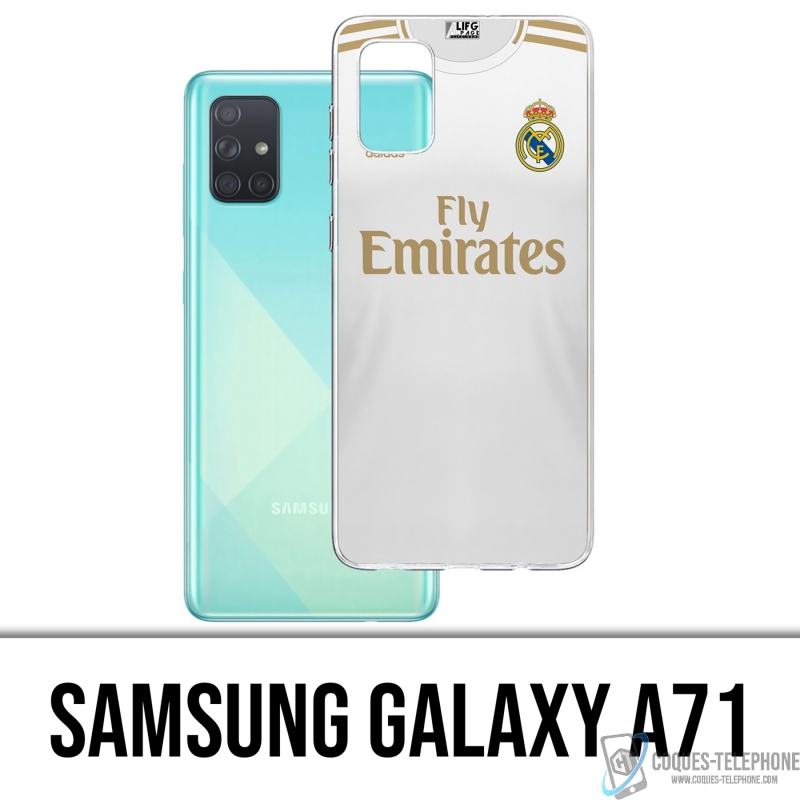 Custodia per Samsung Galaxy A71 - Maglia Real Madrid 2020