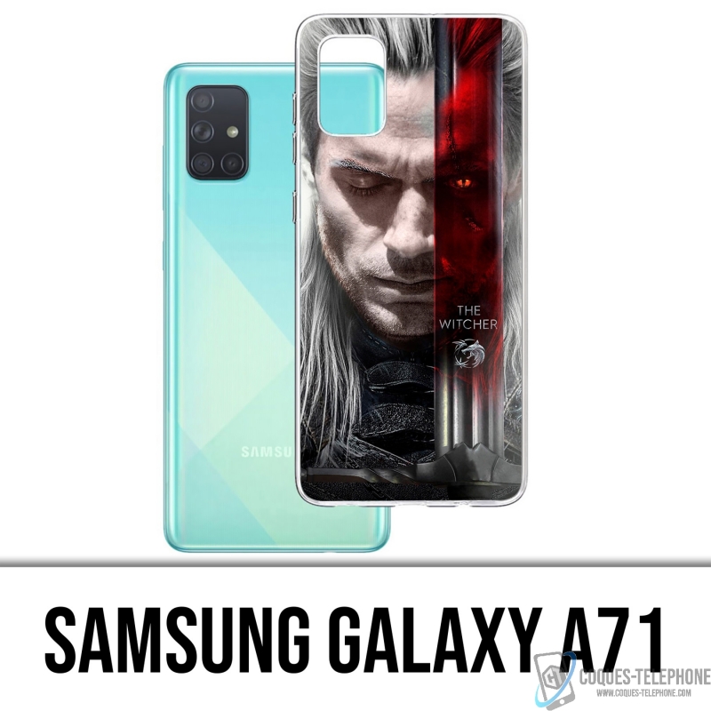 Coque Samsung Galaxy A71 - Witcher Lame Épée