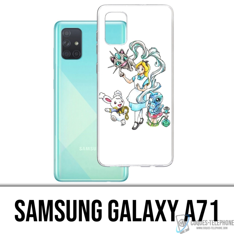 Coque Samsung Galaxy A71 - Alice Au Pays Des Merveilles Pokémon