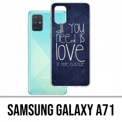Coque Samsung Galaxy A71 - All You Need Is Chocolate