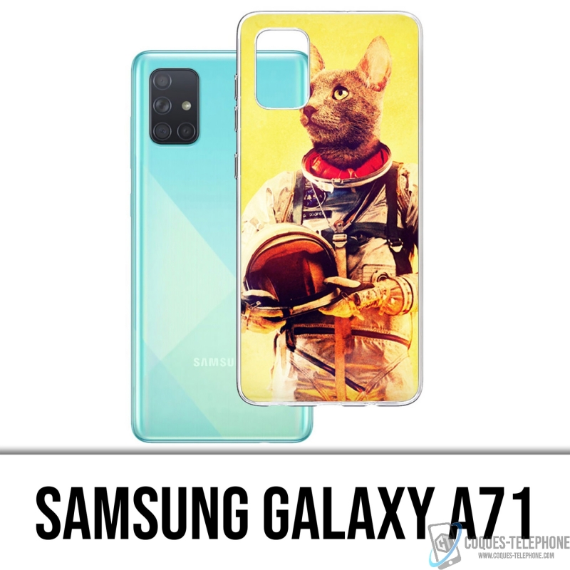 Funda Samsung Galaxy A71 - Animal Astronaut Cat