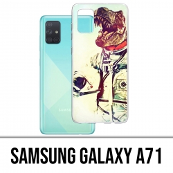 Coque Samsung Galaxy A71 - Animal Astronaute Dinosaure