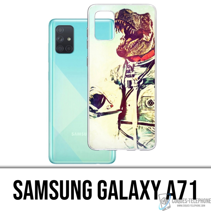 Coque Samsung Galaxy A71 - Animal Astronaute Dinosaure