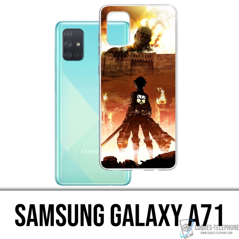 Coque Samsung Galaxy A71 - Attak-On-Titan-Poster