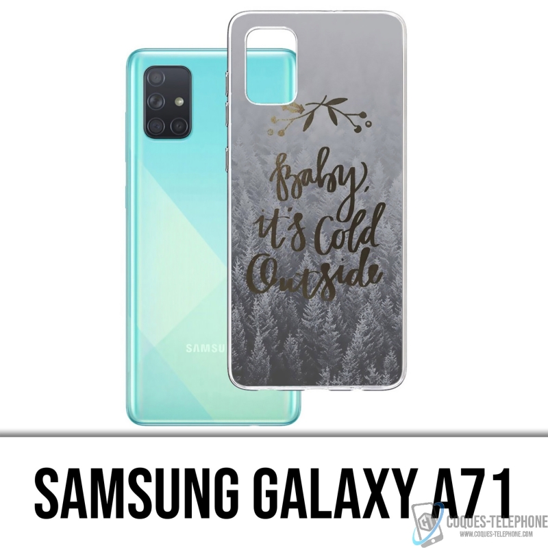Coque Samsung Galaxy A71 - Baby Cold Outside