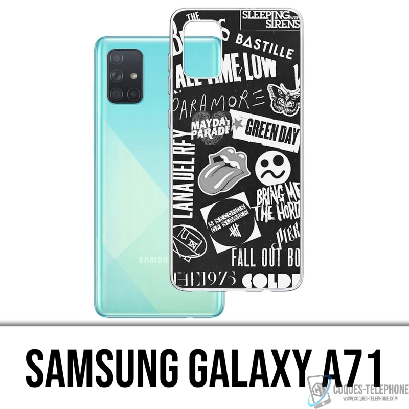 Coque Samsung Galaxy A71 - Badge Rock