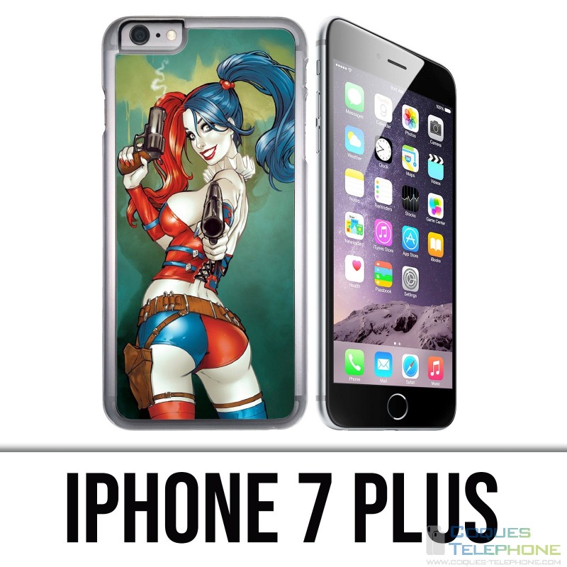 Coque iPhone 7 PLUS - Harley Quinn Comics