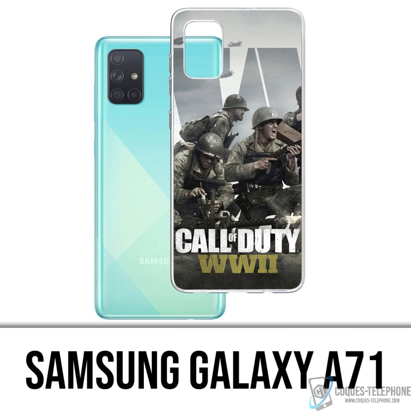 Custodia per Samsung Galaxy A71 - Personaggi Call Of Duty Ww2