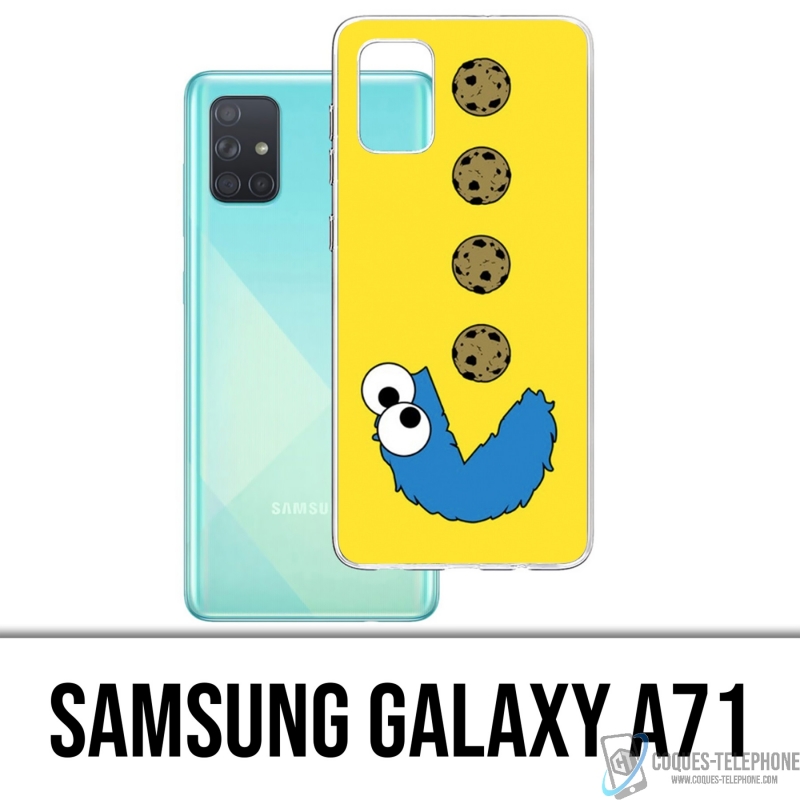 Custodia per Samsung Galaxy A71 - Cookie Monster Pacman