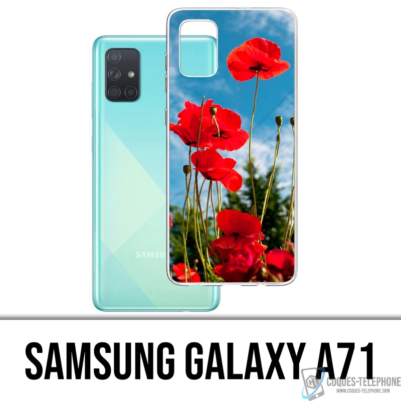 Funda Samsung Galaxy A71 - Amapolas 1