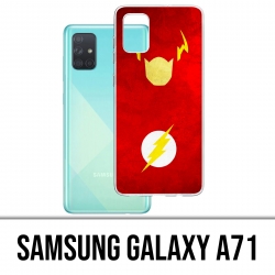 Custodia per Samsung Galaxy A71 - Dc Comics Flash Art Design