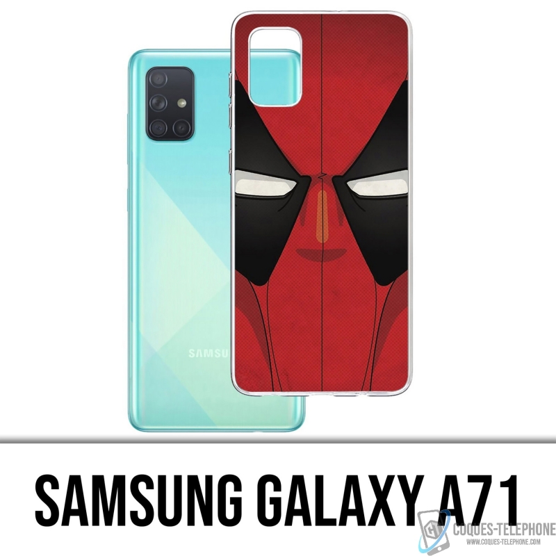 Coque Samsung Galaxy A71 - Deadpool Masque