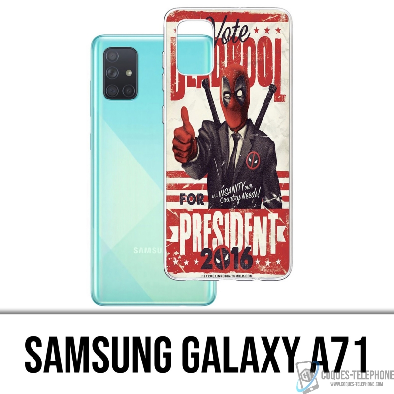 Samsung Galaxy A71 Case - Deadpool Präsident