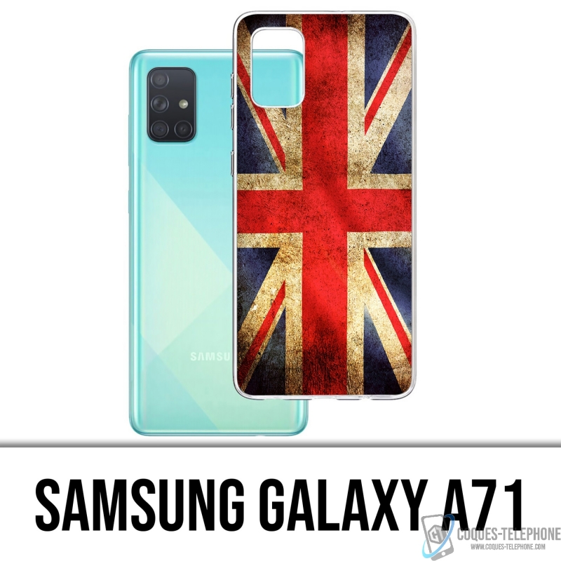 Funda para Samsung Galaxy A71 - Bandera británica antigua