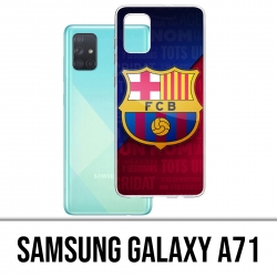 Coque Samsung Galaxy A71 - Football Fc Barcelone Logo