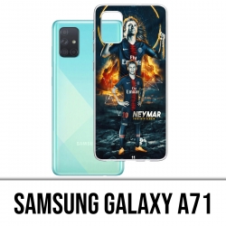 Coque Samsung Galaxy A71 - Football Psg Neymar Victoire