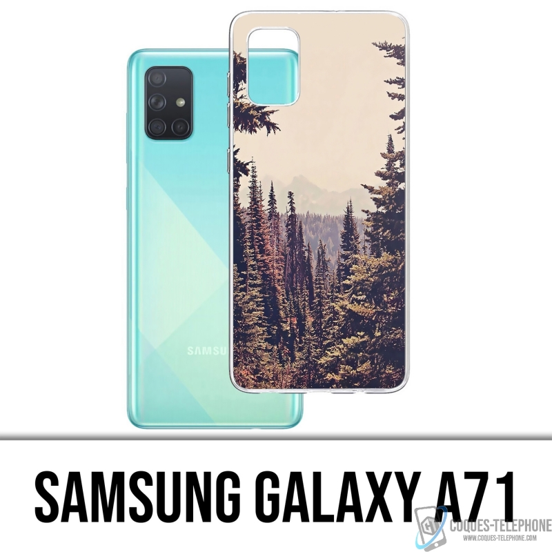 Funda Samsung Galaxy A71 - Bosque de abetos