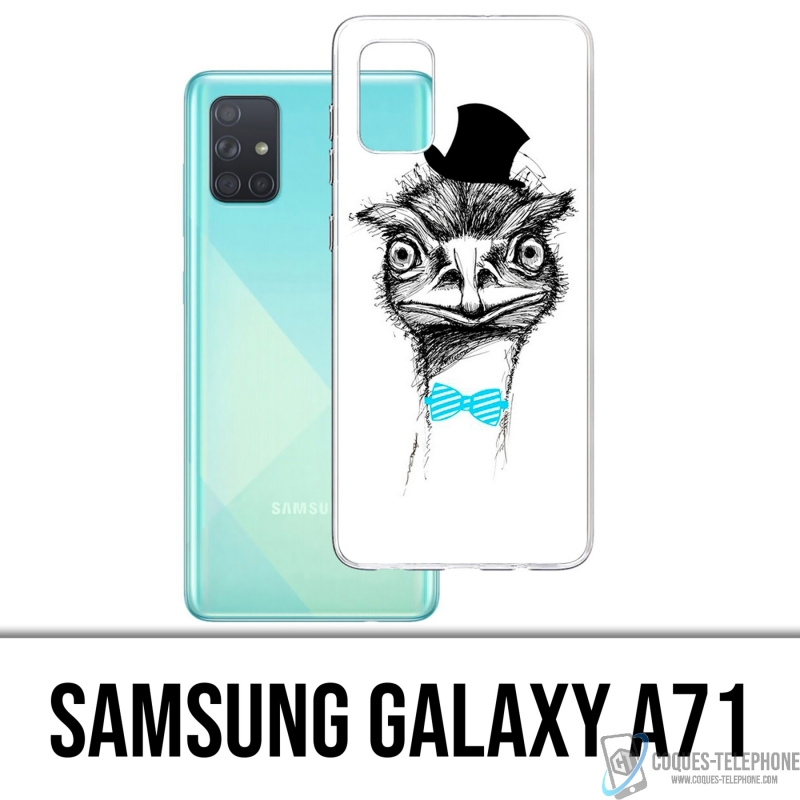 Custodia per Samsung Galaxy A71 - Struzzo Divertente