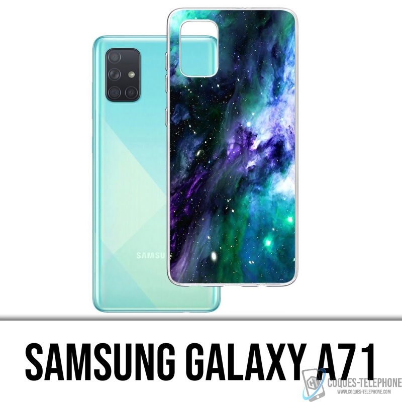 Custodia per Samsung Galaxy A71 - Galaxy Blue