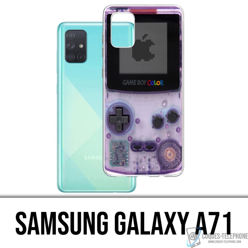 Coque Samsung Galaxy A71 - Game Boy Color Violet