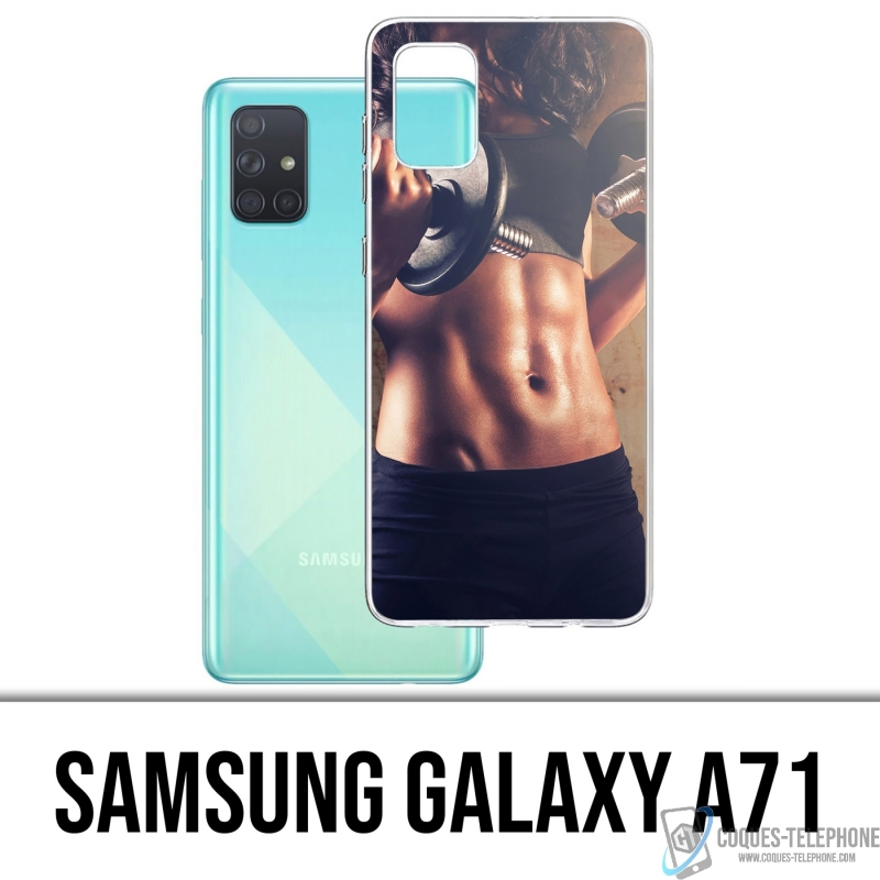 Custodie e protezioni Samsung Galaxy A71 - Girl Musculation