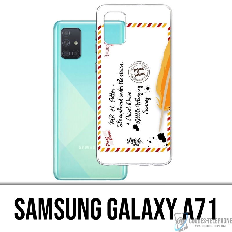 Custodia per Samsung Galaxy A71 - Harry Potter Hogwarts Letter