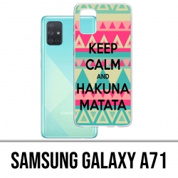 Samsung Galaxy A71 Case - Behalten Sie Ruhe Hakuna Mattata