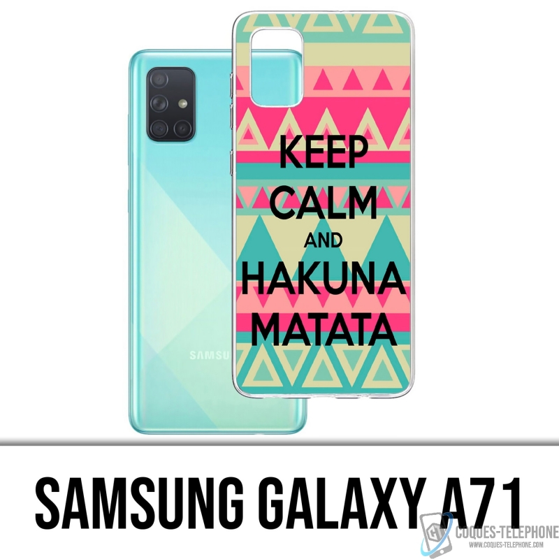 Coque Samsung Galaxy A71 - Keep Calm Hakuna Mattata