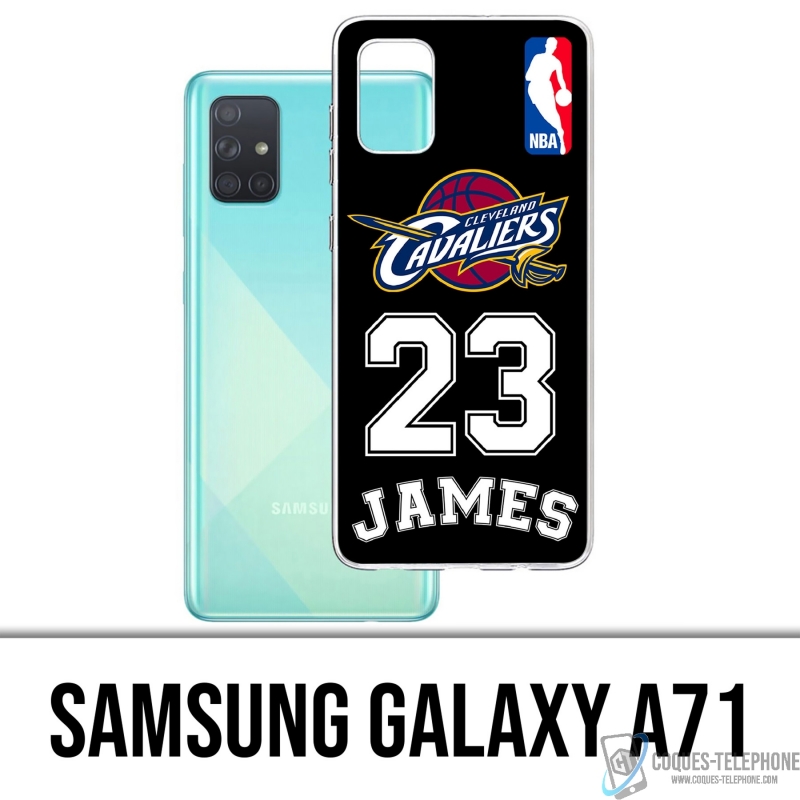 Custodia per Samsung Galaxy A71 - Lebron James Nera