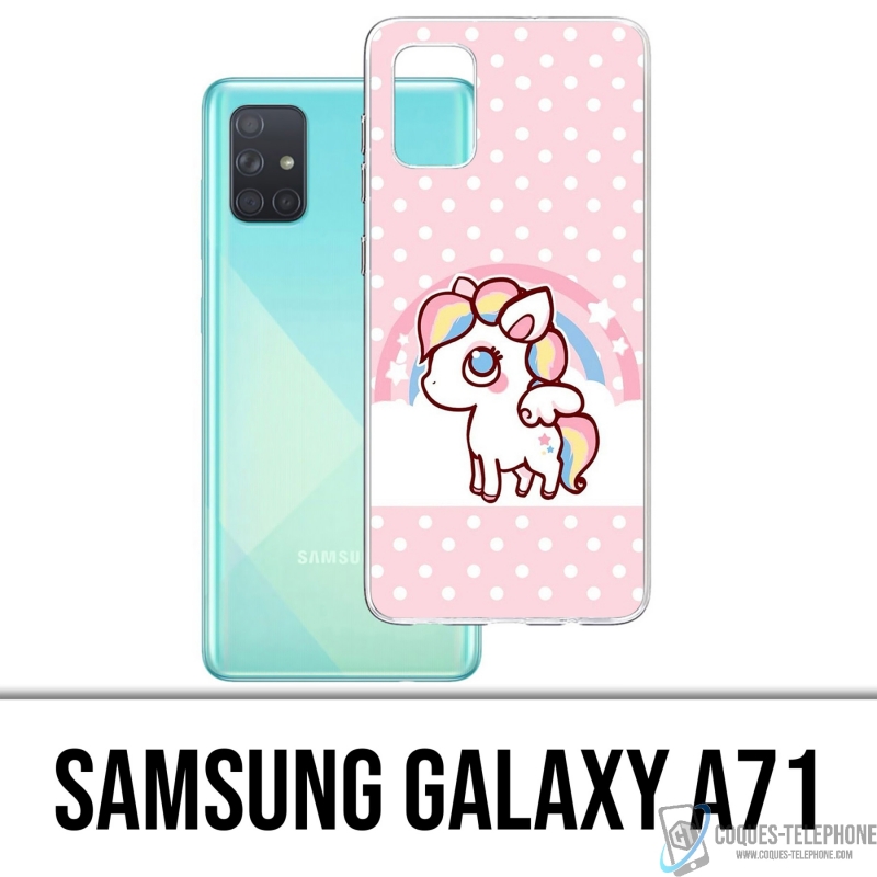 Samsung Galaxy A71 Case - Kawaii Unicorn