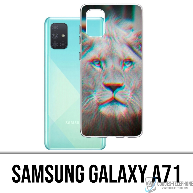 Coque Samsung Galaxy A71 - Lion 3D