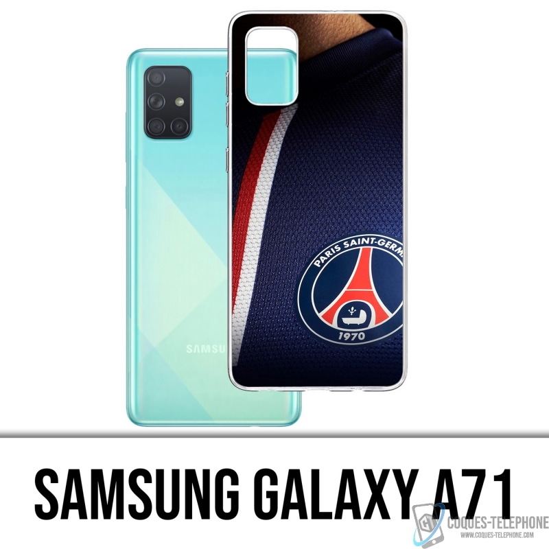 Coque Samsung Galaxy A71 - Maillot Bleu Psg Paris Saint Germain