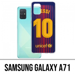 Coque Samsung Galaxy A71 - Messi Barcelone 10