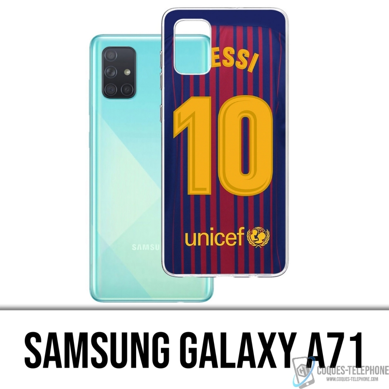 Coque Samsung Galaxy A71 - Messi Barcelone 10