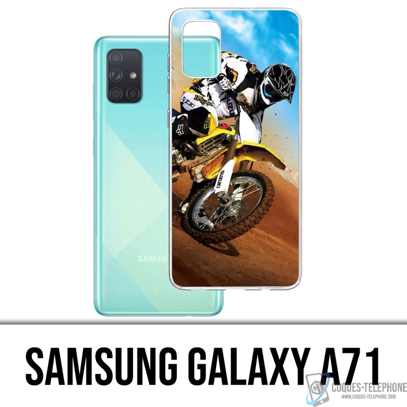 Custodia per Samsung Galaxy A71 - Sabbia Motocross