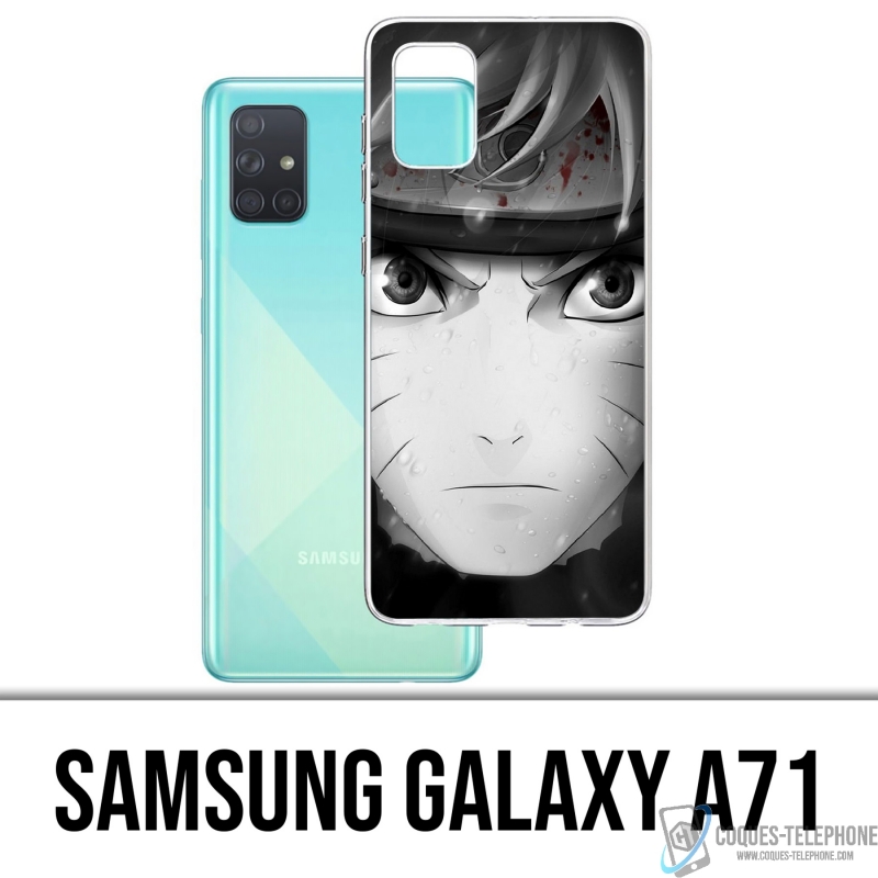 Coque Samsung Galaxy A71 - Naruto Noir Et Blanc