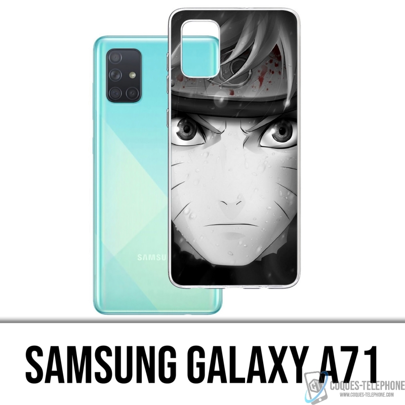 Samsung Galaxy A71 Case - Naruto Schwarz und Weiß