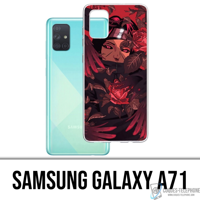 Custodia per Samsung Galaxy A71 - Naruto-Itachi-Roses