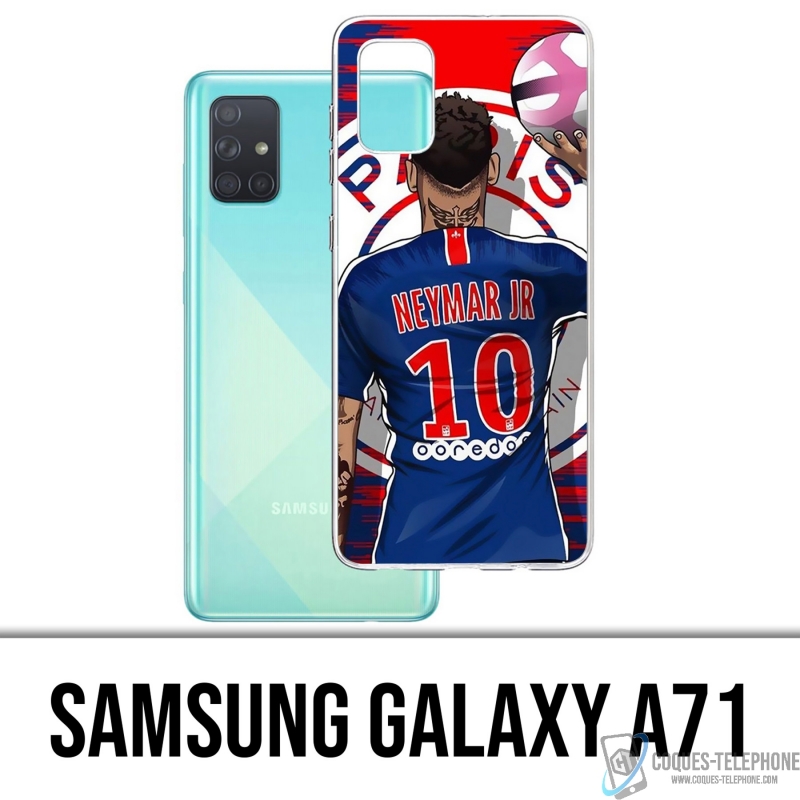 Funda Samsung Galaxy A71 - Neymar Psg Cartoon