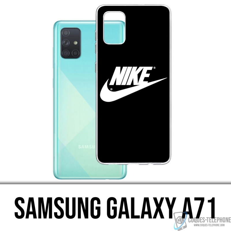 Custodia per Samsung Galaxy A71 - Logo Nike nera
