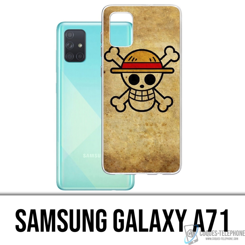 Custodia per Samsung Galaxy A71 - One Piece Vintage Logo