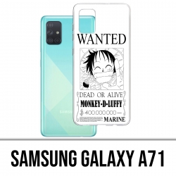 Coque Samsung Galaxy A71 - One Piece Wanted Luffy