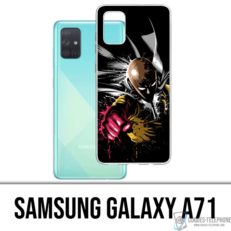 Coque Samsung Galaxy A71 - One-Punch-Man-Splash