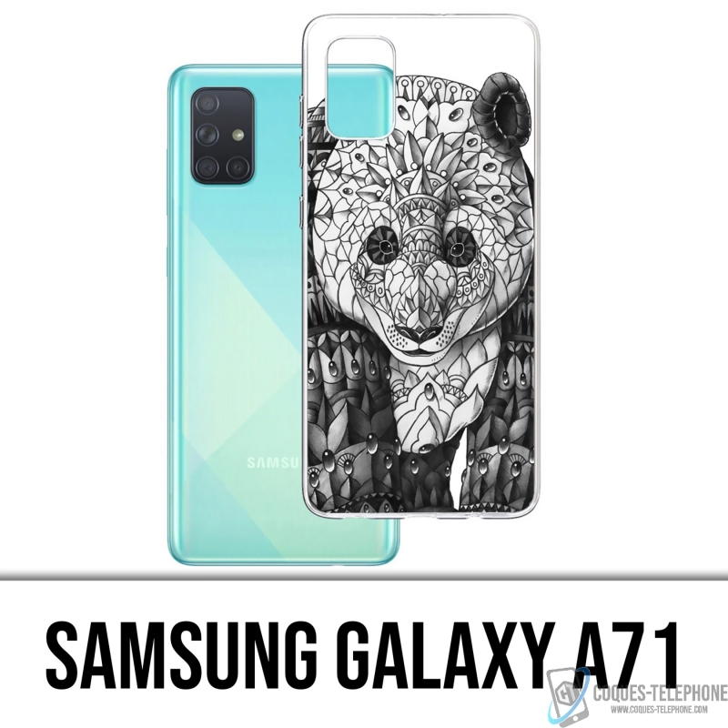 Coque Samsung Galaxy A71 - Panda Azteque