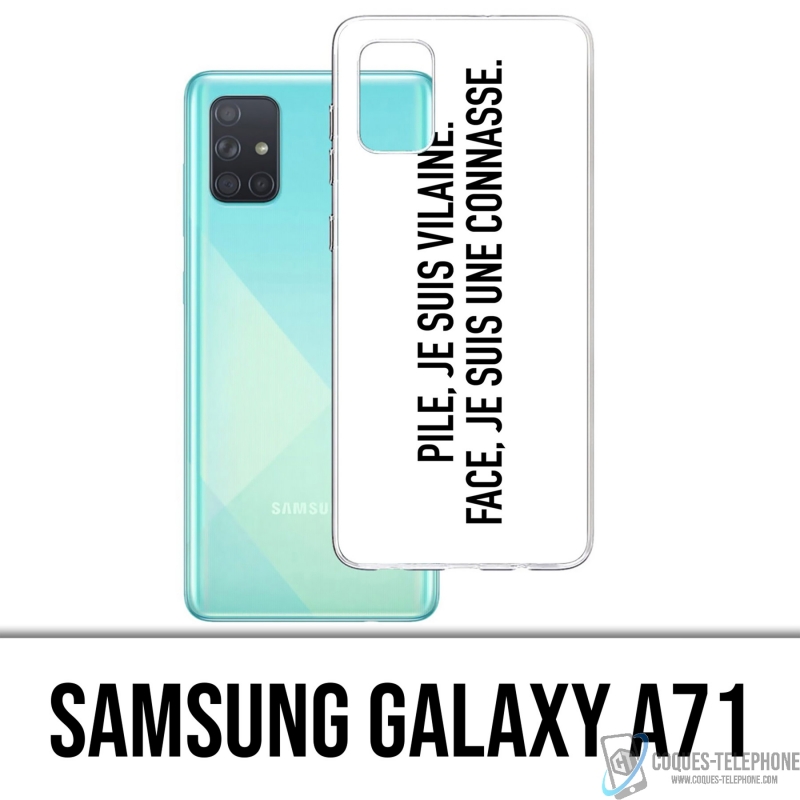Funda Samsung Galaxy A71 - Batería Bad Bitch Face