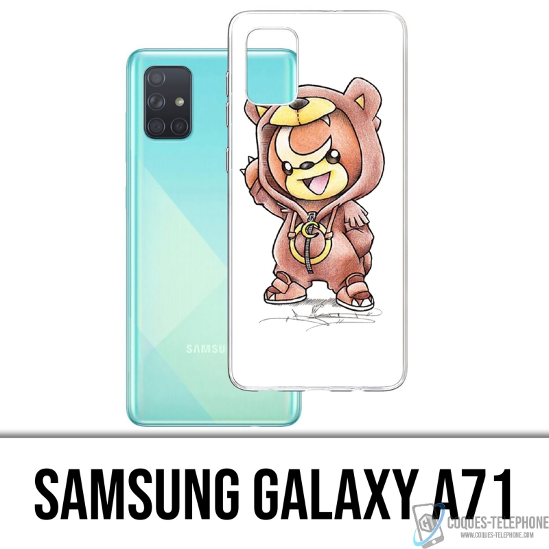 Custodia per Samsung Galaxy A71 - Pokemon Baby Teddiursa